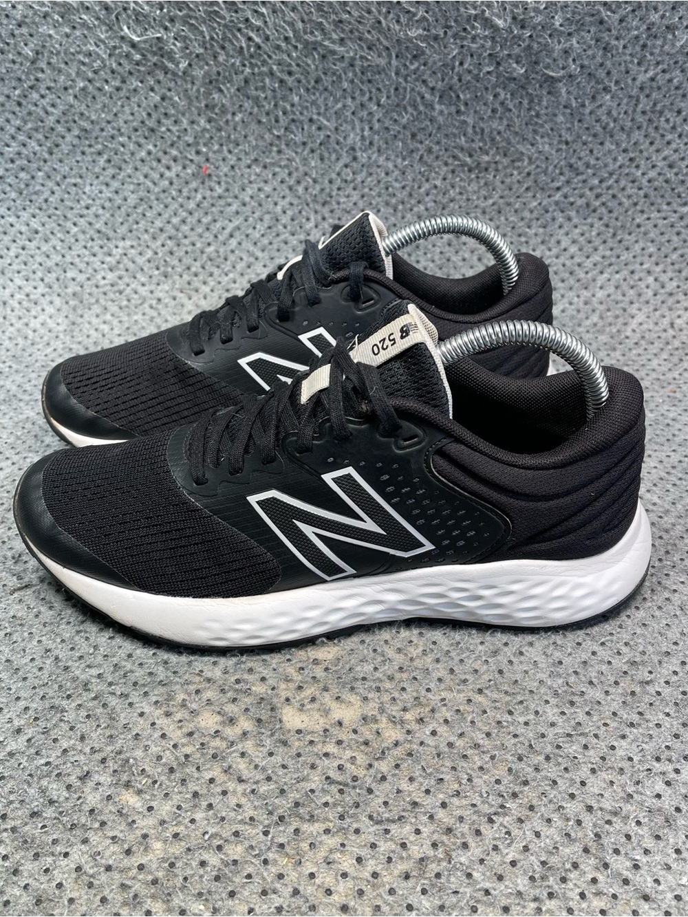 New Balance Black White Women's Athletic Running Shoes